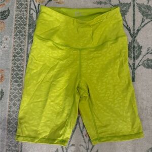 Neon Green IVL Collective Biker Shorts